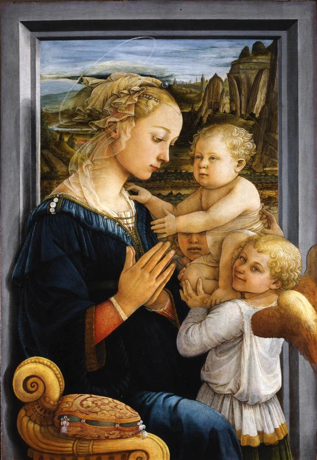 Madonna col Bambino e due angeli - Galleria degli Uffizi, Firenze